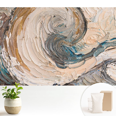 Tapeta na stenu Abstraktná mozaika farieb a vírov