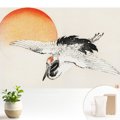 Tapeta do obývačky Jemný motív vtáka za letu