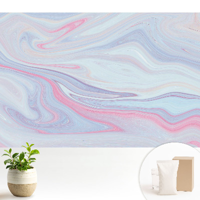 Luxusná tapeta s pastelovou abstrakciou v dynamickej harmónii