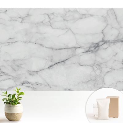 Tapeta s klasickým mramorovým vzorom v odtieňoch sivej