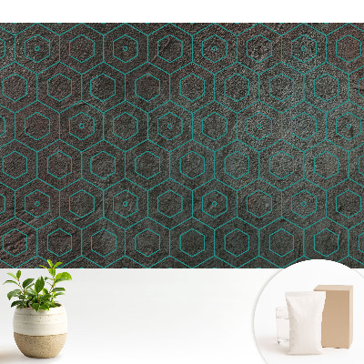 Tapeta Šesťuholníkové vzory v modernom štýle