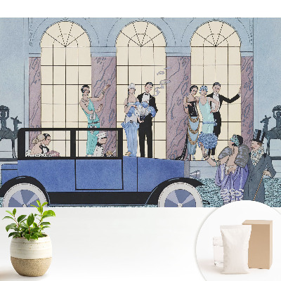 Tapeta do obývačky Štýlové oblečenie z 20. rokov 20. storočia, elegantné postavy