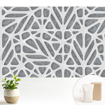 Tapeta s moderným geometrickým vzorom v atraktívnej farebnej kombinácii