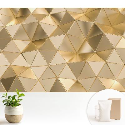 Tapeta s geometrickým vzorom trojuholníkov v modernom elegantnom štýle