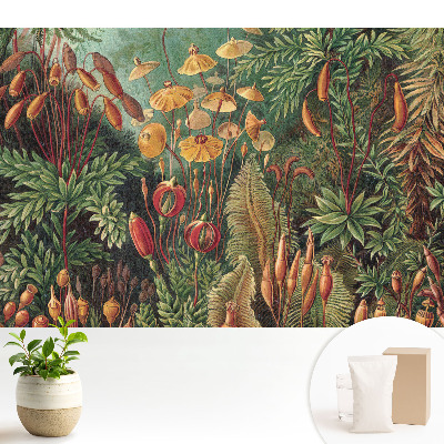 Luxusná tapeta Exotická vegetácia v harmonickej kompozícii