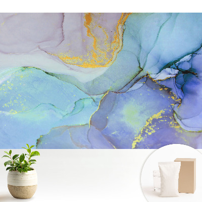 Tapeta Farebné akvarelové abstraktné škvrny