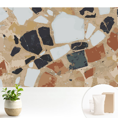 Tapeta na stenu Kamenná mozaika v modernom štýle