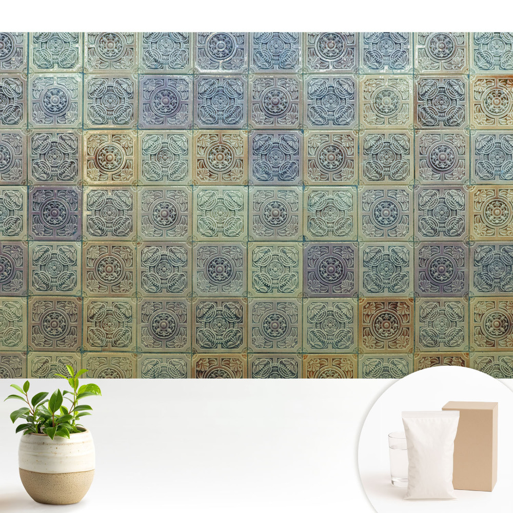 Tapeta do obývačky Elegantné dlaždice s geometrickým vzorom