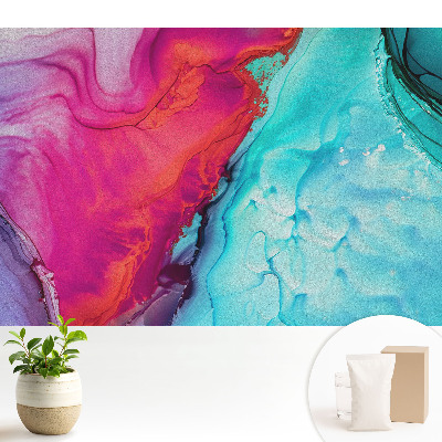 Tapeta do obývačky s farebnou energetickou abstrakciou