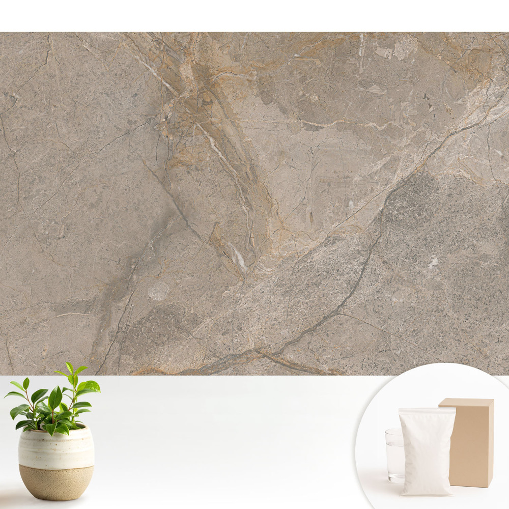 Luxusná tapeta Kameň s béžovými a sivými vzormi