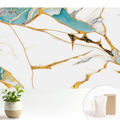 Tapeta na stenu Mramorové detaily abstraktnej štruktúry