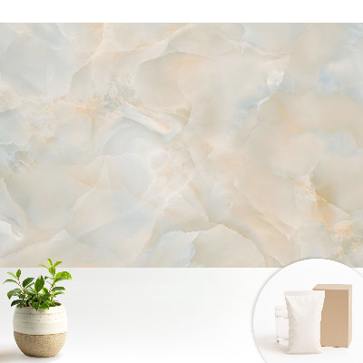 Luxusná tapeta s jemnými plynulými kamennými tvarmi