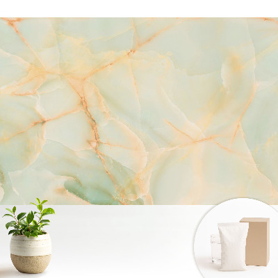 Luxusná tapeta s jemnými mramorovými odtieňmi a vzormi