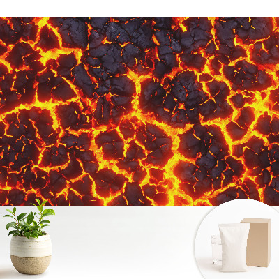 Tapeta s energickým abstraktným lávovým vzorom