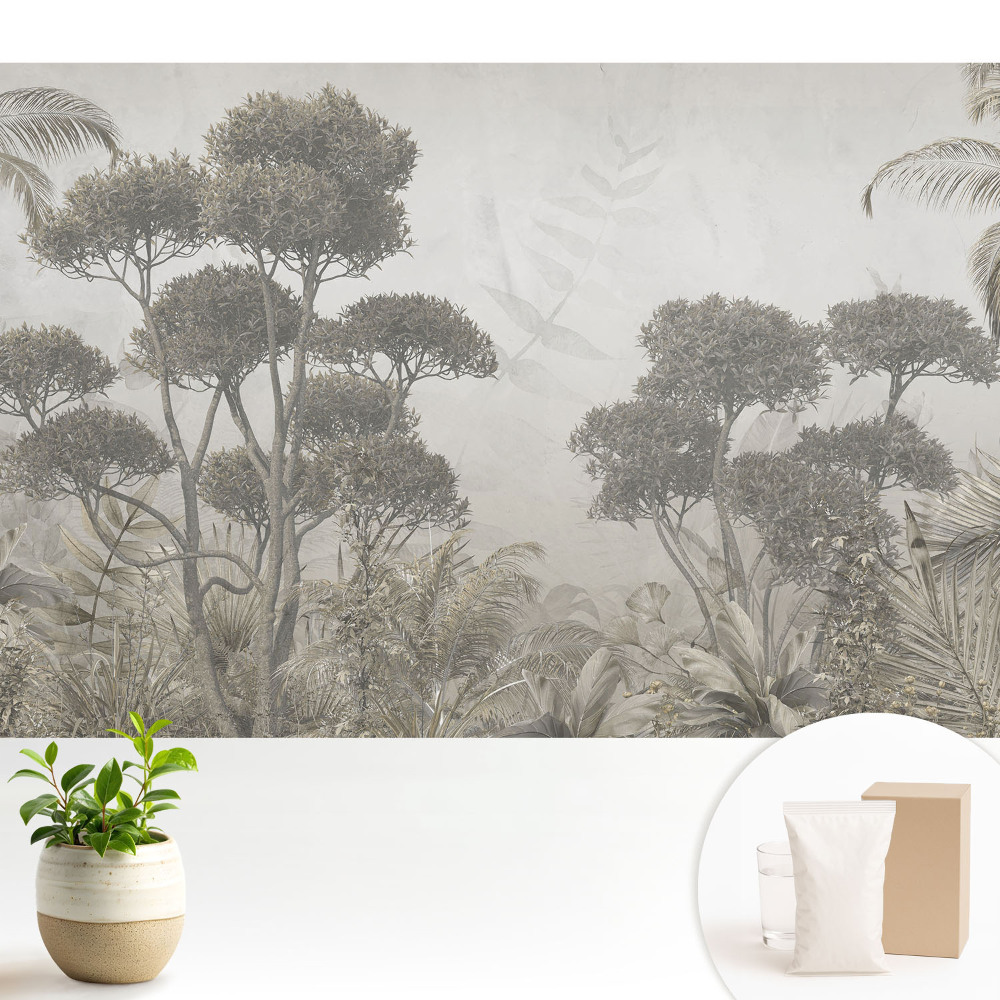 Luxusná tapeta Exotický les rustikálna harmónia prírody