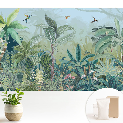 Tapeta do obývačky Exotická džungľa plná zelene