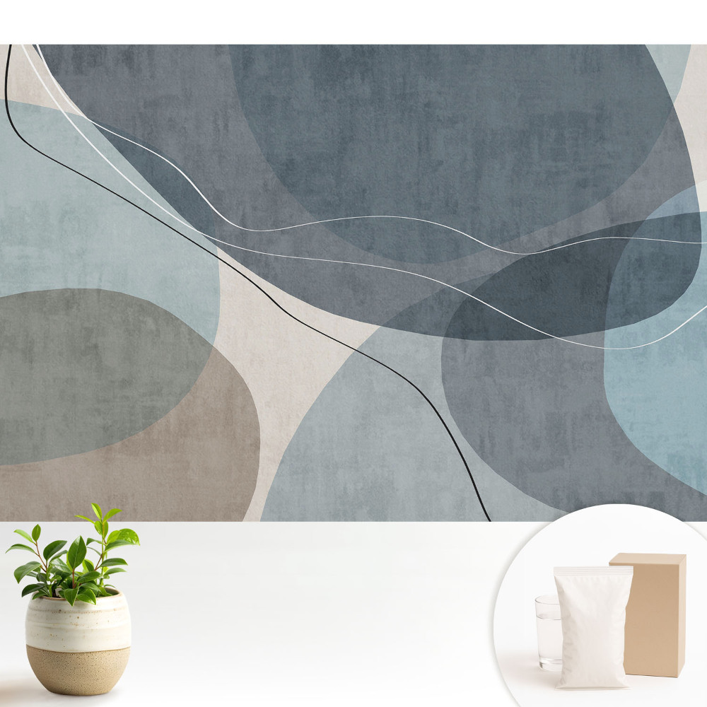 Tapeta Abstraktné tvary, pokojná atmosféra