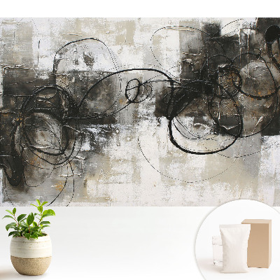 Tapeta s modernou abstrakciou a eleganciou detailov