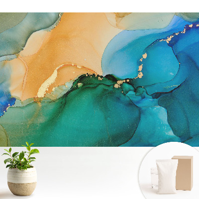 Tapeta s abstraktnými farebnými prechodmi a tvarmi