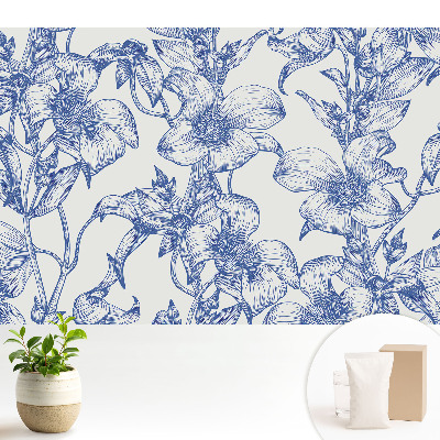 Tapeta na stenu Elegantný klasický kvetinový vzor