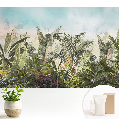 Tapeta Exotická pastelová atmosféra džungle