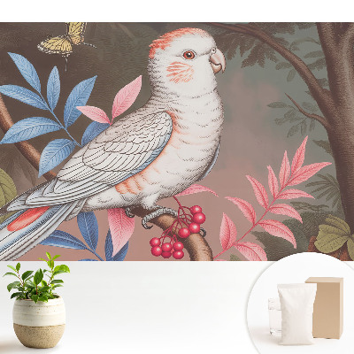 Luxusná tapeta Papagáj medzi listami