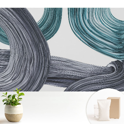 Luxusná tapeta s abstraktnou kompozíciou priestorových čiar