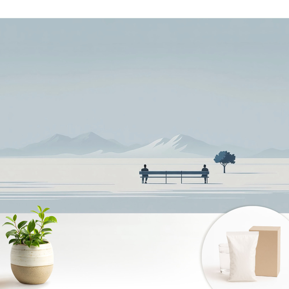 Tapeta Pokoj na lavičke pod stromom