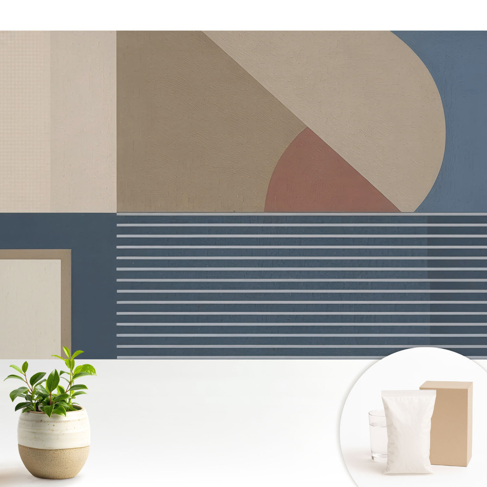 Tapeta do obývačky Geometrický minimalizmus s nádychom elegancie