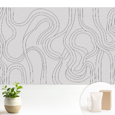 Tapeta s abstraktnými organickými čiarami