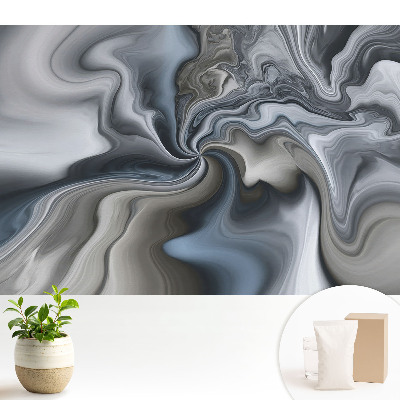Luxusná tapeta s abstraktným sivým vírením