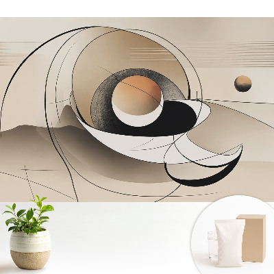 Luxusná tapeta s abstraktným motívom evokujúcim modernosť a eleganciu