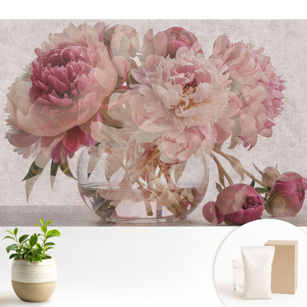 Tapeta na stenu Romantická kytica pivoniek