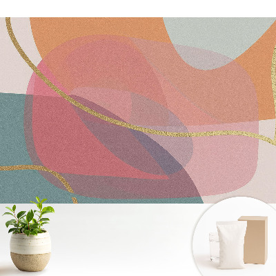 Luxusná tapeta Abstraktné teplé farby