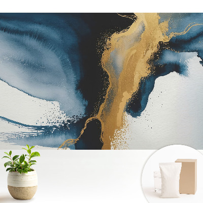 Tapeta s abstraktným prúdom farieb a kontrastov