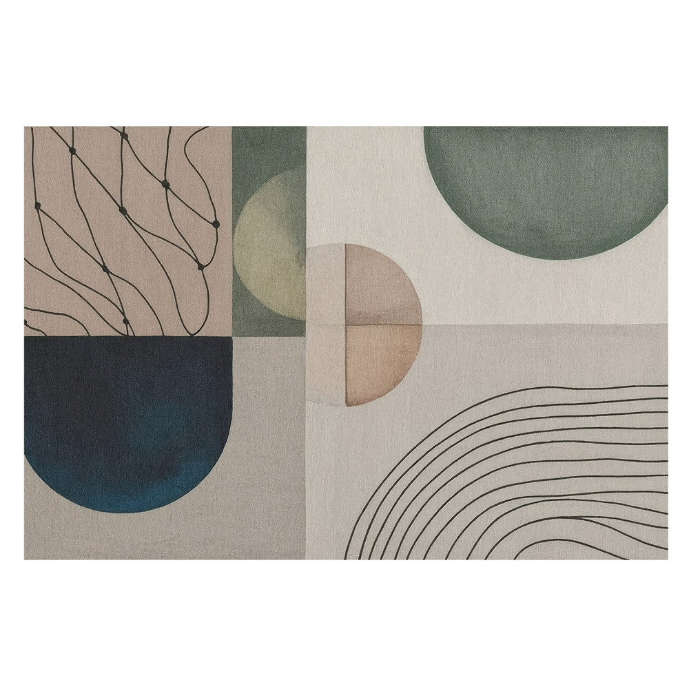 Tapeta na stenu s modernou geometrickou abstrakciou