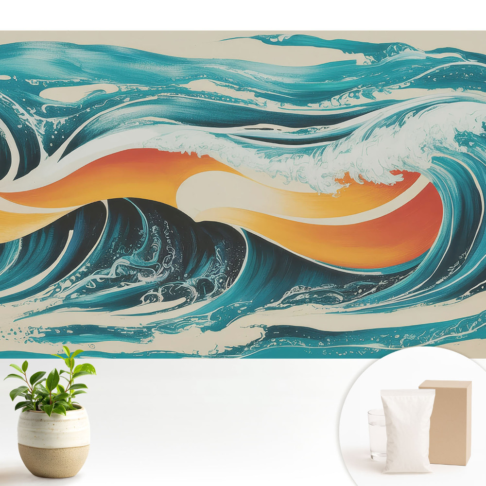 Luxusná tapeta Abstraktný oceán energie