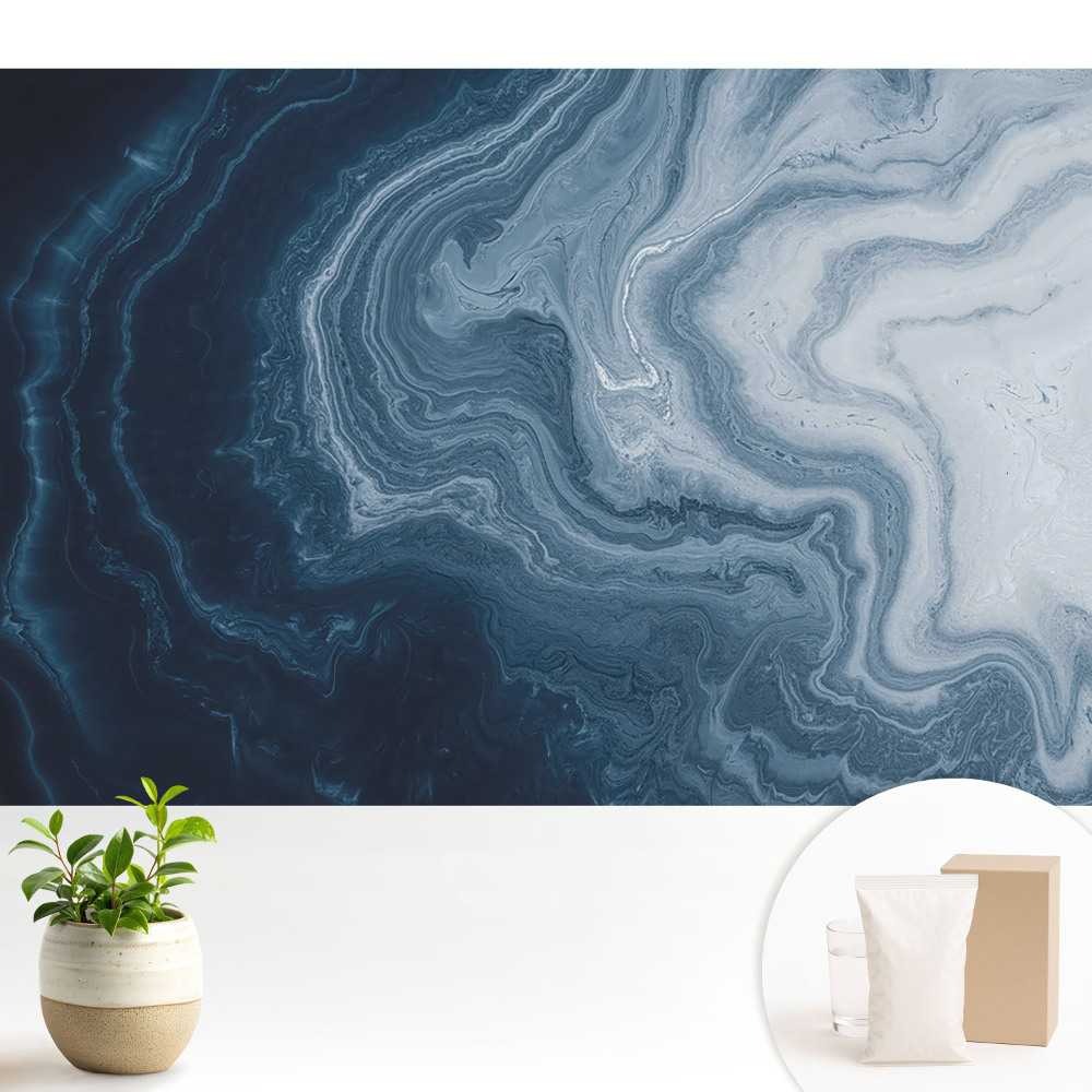 Tapeta do obývačky Abstraktné mramorové vlny