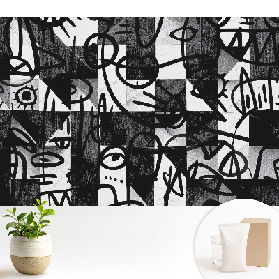 Luxusná tapeta s abstraktnými čiarami a tvarmi