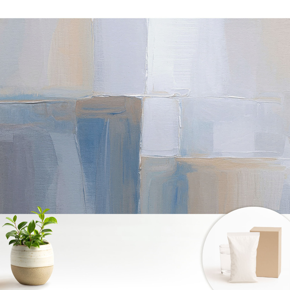 Tapeta do obývačky Abstraktná symfónia foriem a farieb