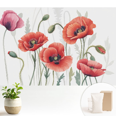 Tapeta s motívom klasických botanických makov