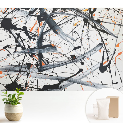 Tapeta s abstraktnými dynamickými čiarami a špliechancami