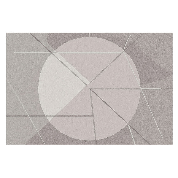 Luxusná tapeta s geometrickou abstrakciou v tlmených farbách