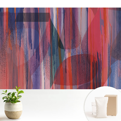 Tapeta na stenu s farebnými abstraktnými energetickými pruhmi