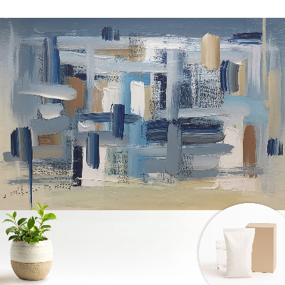 Luxusná tapeta Abstraktné farebné zloženie štetcom