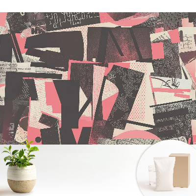 Tapeta do obývačky Abstraktný chaos farieb a textúr