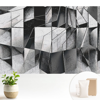 Tapeta s geometrickými tvarmi v modernom štýle