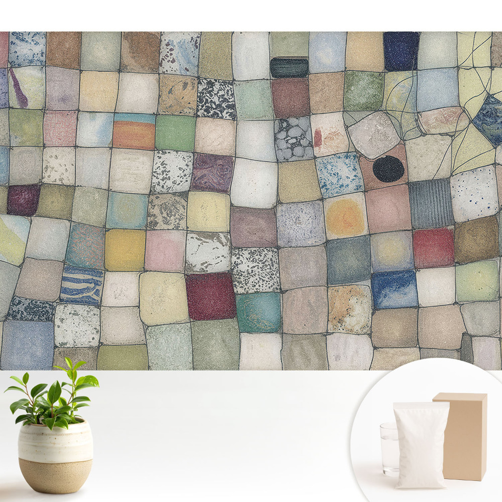 Luxusná tapeta Farebné abstraktné štvorce