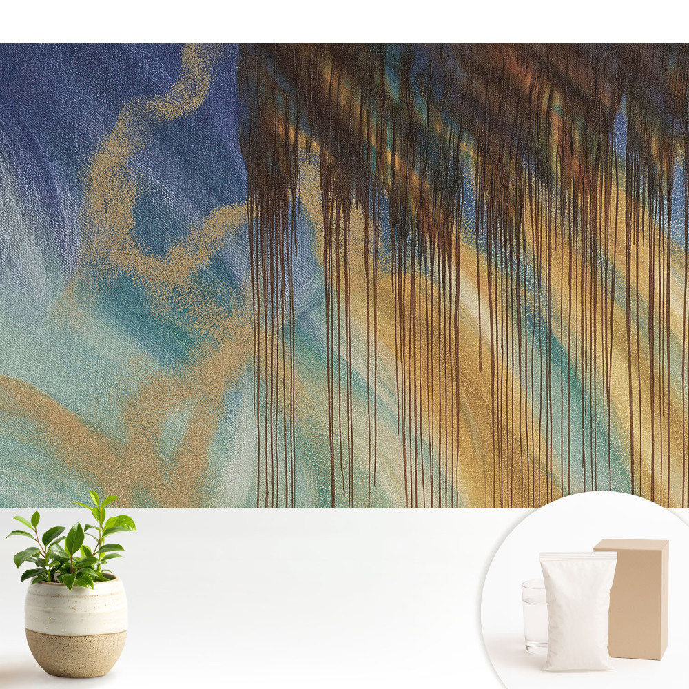 Tapeta na stenu Abstraktný vzor s farebnými čiarami