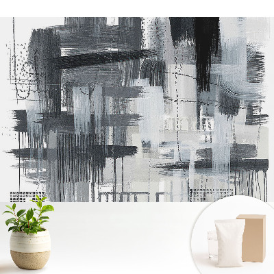 Tapeta Monochromatická abstrakcia ťahov